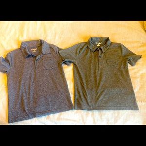 Cat & Jack boys size 5 performance fabric polo’s